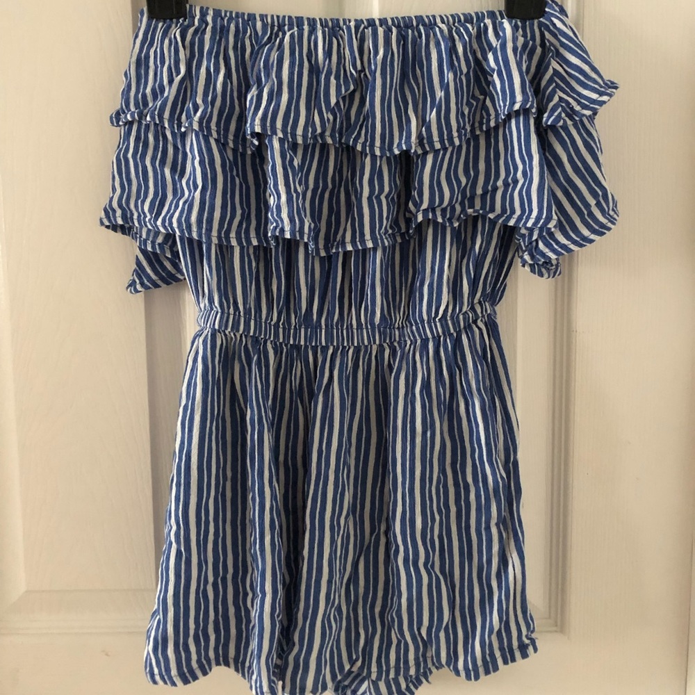 Body Glove strapless romper or swim cover up sz M